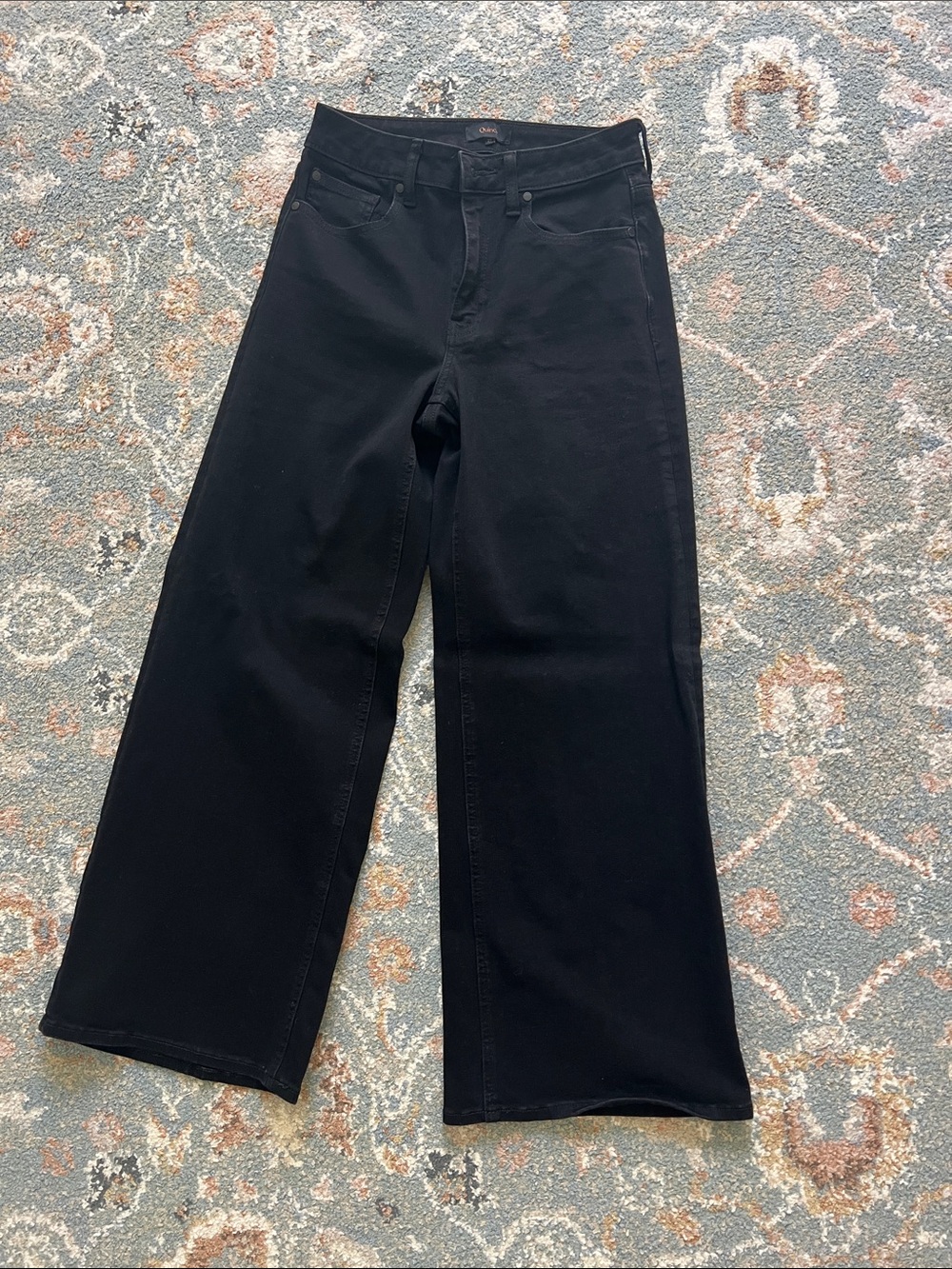Quince Bella Black Wide-Leg Women’s Jeans